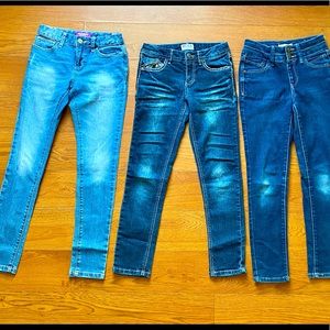 JEANS BUNDLE - 3 Pairs Girls Skinny Jeans Size 10 - Mudd and Old Navy